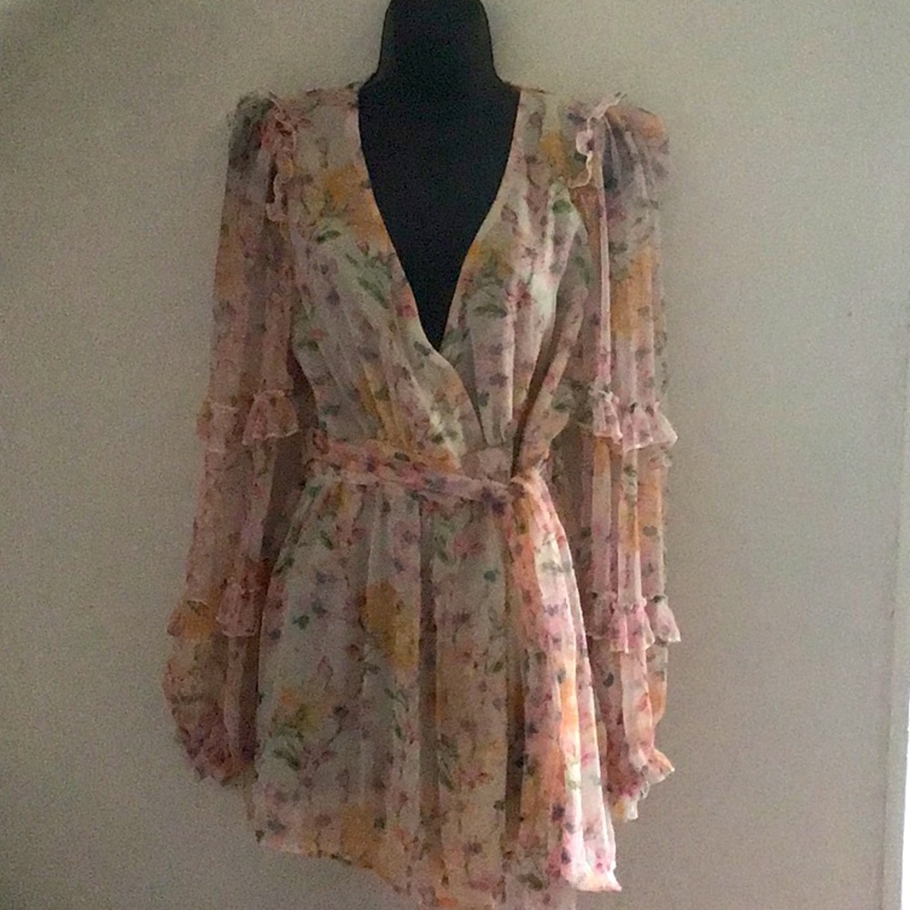 So cute! Floral Romper